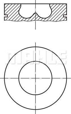 MAHLE 233 20 00 - Piston cwaw.fr