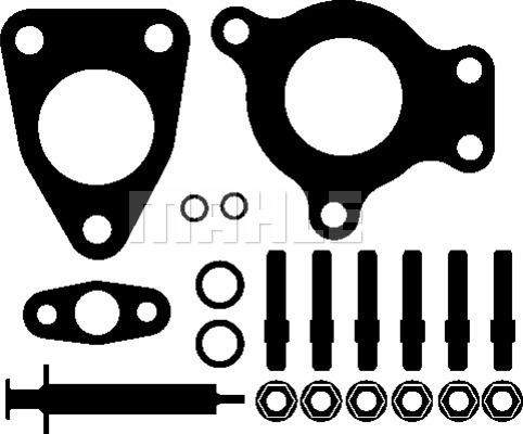 MAHLE 021 TA 15192 000 - Kit de montage, compresseur cwaw.fr