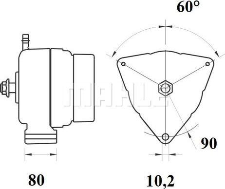 MAHLE 11209608 - Alternateur cwaw.fr