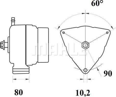 MAHLE 11209607 - Alternateur cwaw.fr