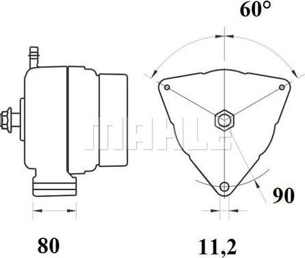 MAHLE 11209610 - Alternateur cwaw.fr