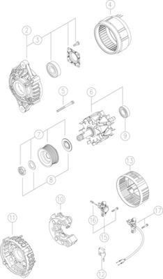 MAHLE 11204424 - Alternateur cwaw.fr