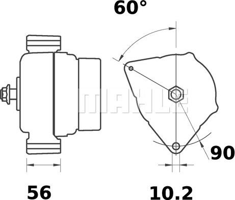 MAHLE 11204478 - Alternateur cwaw.fr