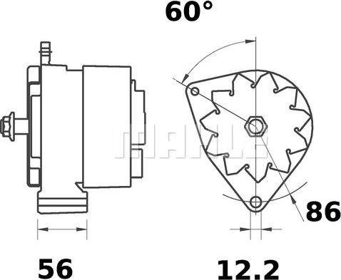 MAHLE 11201501 - Alternateur cwaw.fr