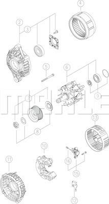 MAHLE MG 291 - Alternateur cwaw.fr