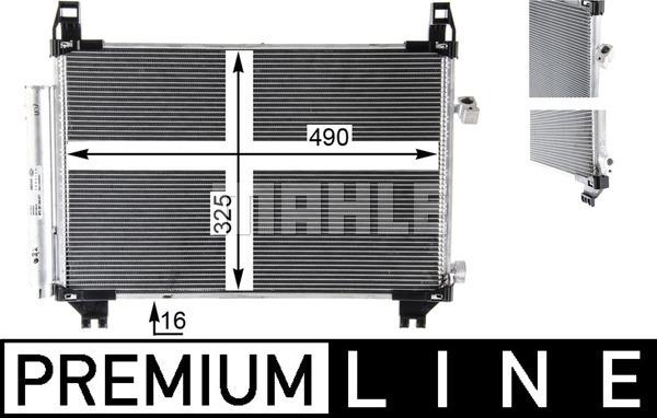 MAHLE AC 806 000P - Condensateur, climatisation cwaw.fr