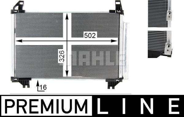 MAHLE AC 793 000P - Condensateur, climatisation cwaw.fr