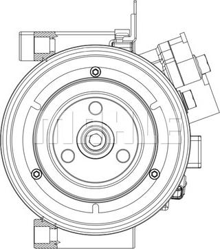 MAHLE ACP 630 000P - Compresseur, climatisation cwaw.fr