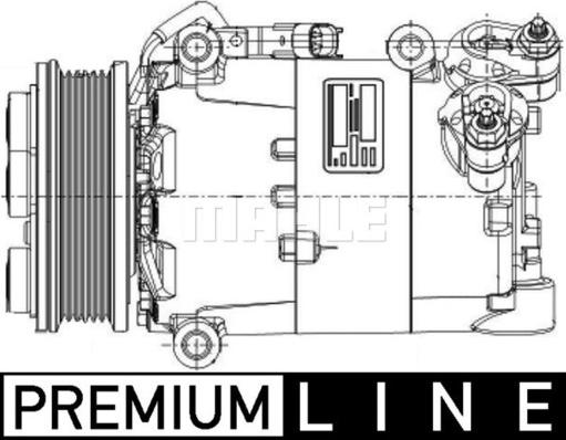 MAHLE ACP 1360 000P - Compresseur, climatisation cwaw.fr