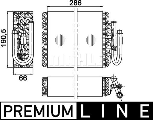 MAHLE AE 35 000P - Évaporateur climatisation cwaw.fr