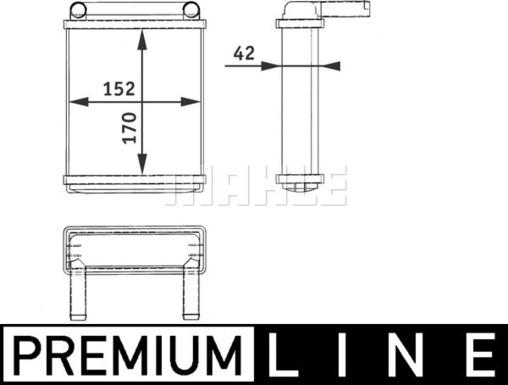 MAHLE AH 128 000P - Système de chauffage cwaw.fr