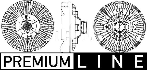 MAHLE CFC 202 000P - Embrayage, ventilateur de radiateur cwaw.fr