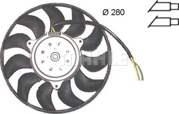 MAHLE CFF 372 000S - Ventilateur, refroidissement du moteur cwaw.fr