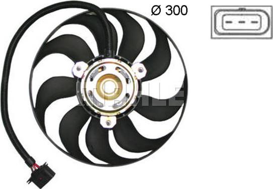 MAHLE CFF 377 000S - Ventilateur, refroidissement du moteur cwaw.fr