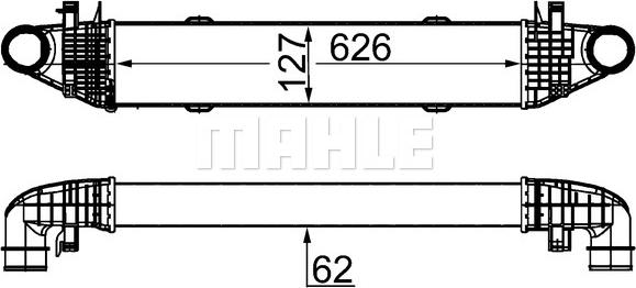 MAHLE CI 359 000S - Intercooler, échangeur cwaw.fr