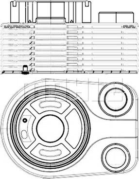 MAHLE CLC 196 000S - Radiateur d'huile cwaw.fr