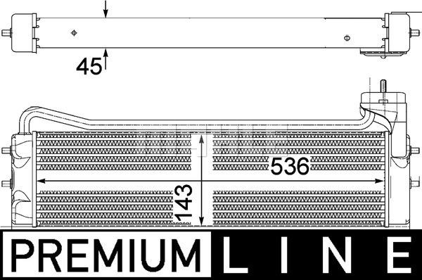 MAHLE CLC 110 000P - Radiateur d'huile cwaw.fr