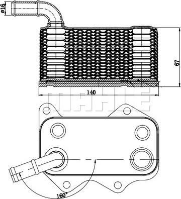 MAHLE CLC 174 000S - Radiateur d'huile cwaw.fr