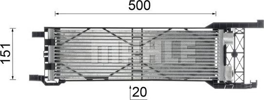 MAHLE CLC 325 000P - Radiateur d'huile de boîte automatique cwaw.fr