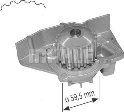 MAHLE CP 91 000S - Pompe à eau cwaw.fr