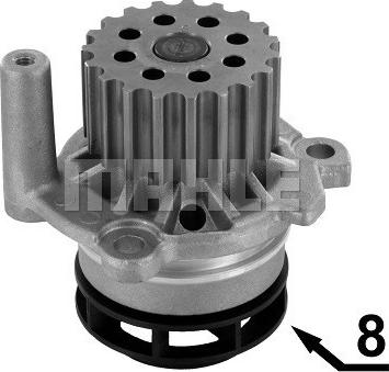 MAHLE CP 587 000S - Pompe à eau cwaw.fr