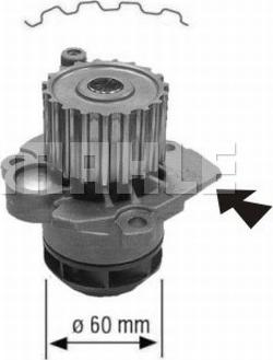 MAHLE CP 121 000S - Pompe à eau cwaw.fr