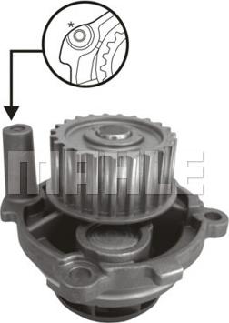 MAHLE CP 8 000S - Pompe à eau cwaw.fr