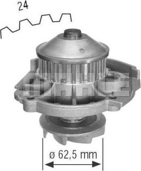 MAHLE CP 33 000S - Pompe à eau cwaw.fr