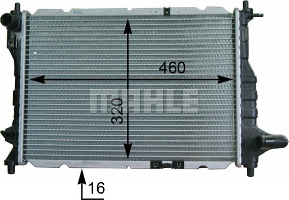 MAHLE CR 944 000S - Radiateur, refroidissement du moteur cwaw.fr