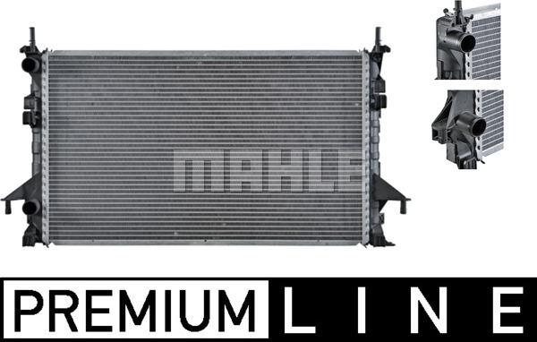 MAHLE CR 460 000P - Radiateur, refroidissement du moteur cwaw.fr