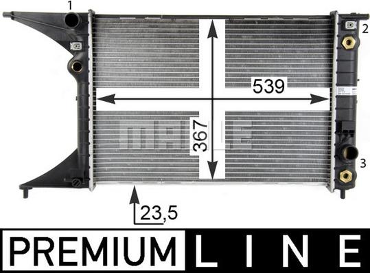 MAHLE CR 559 000P - Radiateur, refroidissement du moteur cwaw.fr