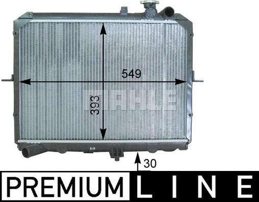 MAHLE CR 1332 000P - Radiateur, refroidissement du moteur cwaw.fr