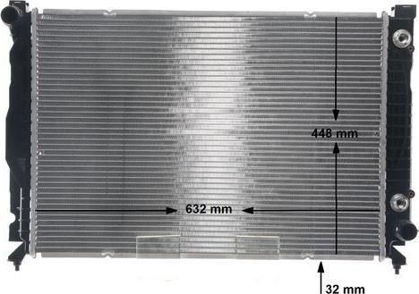 MAHLE CR 807 000S - Radiateur, refroidissement du moteur cwaw.fr