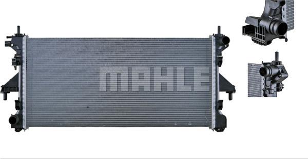 MAHLE CR 886 000P - Radiateur, refroidissement du moteur cwaw.fr