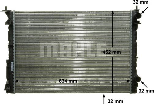 MAHLE CR 311 000P - Radiateur, refroidissement du moteur cwaw.fr