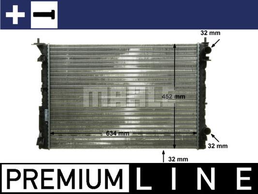 MAHLE CR 311 000P - Radiateur, refroidissement du moteur cwaw.fr