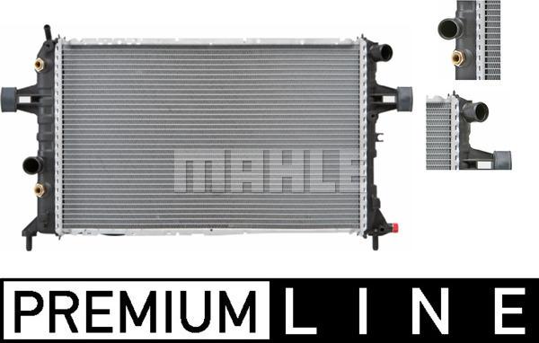 MAHLE CR 229 000P - Radiateur, refroidissement du moteur cwaw.fr