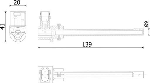 MAHLE CRTX 6 000S - Commutateur de niveau, indicateur niveau réfrigérant cwaw.fr