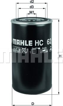 MAHLE HC 62 - Filtre hydraulique, boîte automatique cwaw.fr