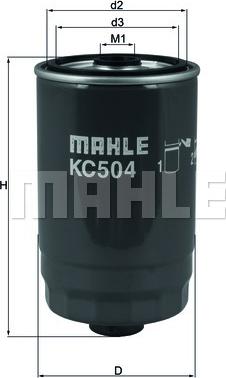 MAHLE KC 504 - Filtre à carburant cwaw.fr