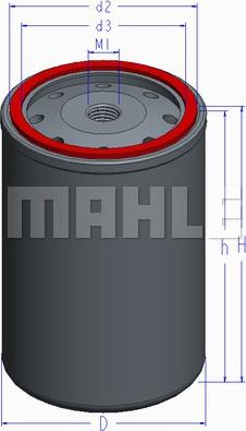 MAHLE KC 202 - Filtre à carburant cwaw.fr