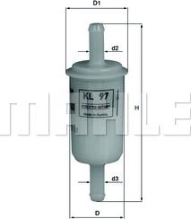 MAHLE KL 97 OF - Filtre à carburant cwaw.fr