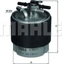 MAHLE KL 440/18 - Filtre à carburant cwaw.fr