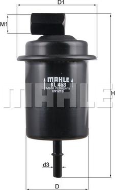 MAHLE KL 453 - Filtre à carburant cwaw.fr