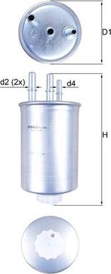 MAHLE KL 505 - Filtre à carburant cwaw.fr