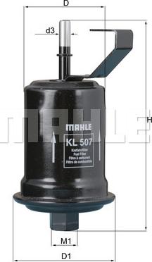 MAHLE KL 507 - Filtre à carburant cwaw.fr