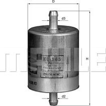 MAHLE KL 145 - Filtre à carburant cwaw.fr