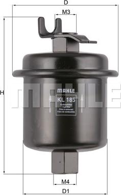 MAHLE KL 185 - Filtre à carburant cwaw.fr