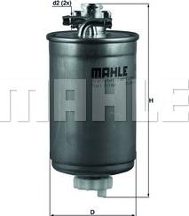 MAHLE KL 180 - Filtre à carburant cwaw.fr