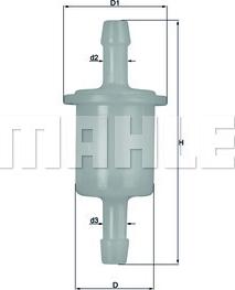 MAHLE KL26 - Filtre à carburant cwaw.fr